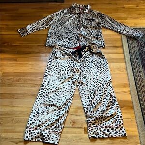 Leopard Print Pajama Set